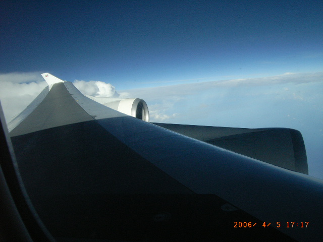 tCgB-747-400 ̐ɃEBObg(Winglet)